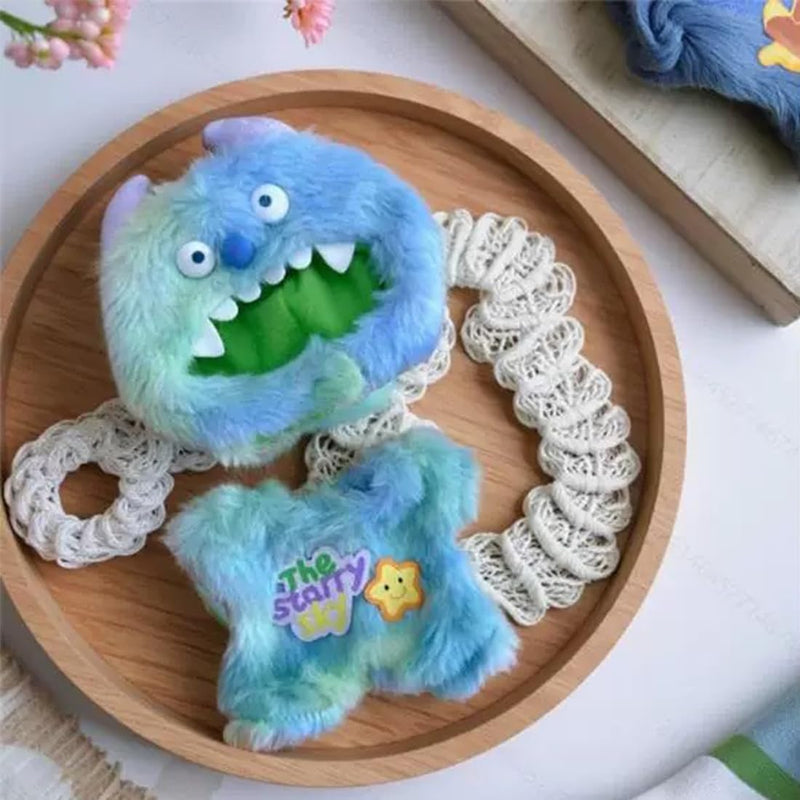 Clothes for Labubu Plush Doll Clothing 17cm/6.7in Doll Outfit for Big into Energy, Exciting Macaron or Have A Seat Series, Cute Stylish Clothes Set for Labubu Dress up (Shrimp)