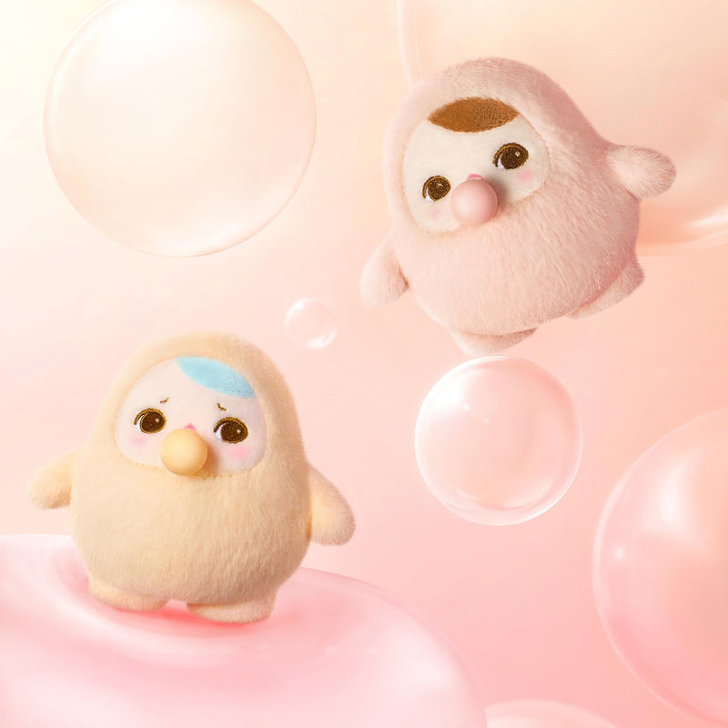 POP MART PUCKY Beanie Bubble UP Series-Plush Pendant Blind Box, Blind Box Figures, Random Design Action Figures Collectible Toys Home Decorations, Single Box