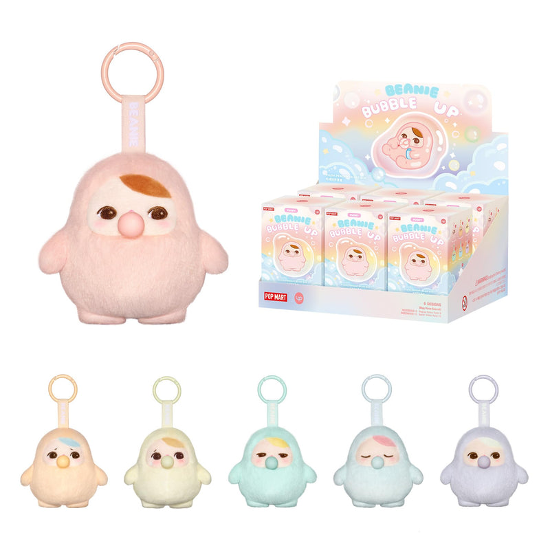 POP MART PUCKY Beanie Bubble UP Series-Plush Pendant Blind Box, Blind Box Figures, Random Design Action Figures Collectible Toys Home Decorations, Single Box